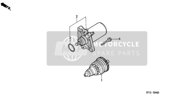 Honda SA50S 1995 Beginnend Servomotor für ein 1995 Honda SA50S